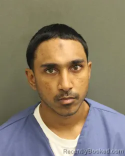 Mugshot of DEVON A RAGHUNANAN booked in Orange County, Florida on June 29, 2026
