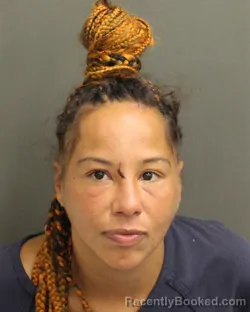 Mugshot of JASMINE GONZALEZ booked in Orange County, Florida on July 19, 2026