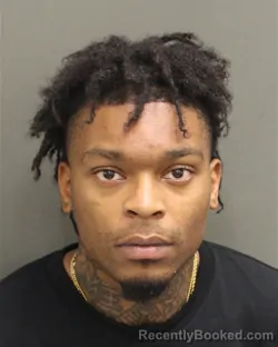 Mugshot of Isiah Khalil Dunlap booked in Orange County, Florida on July 23, 2026
