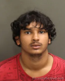 Mugshot of Kevin Ramjit Singh booked in Orange County, Florida on July 23, 2026