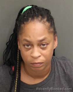 Mugshot of Kimberly Elaine Thompson booked in Orange County, Florida on July 23, 2026