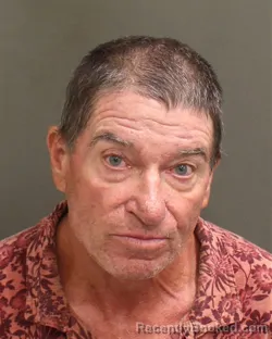 Mugshot of John Blair Milburn booked in Orange County, Florida on July 23, 2026