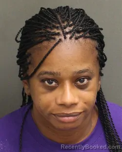 Mugshot of Lashana Lynett Williams booked in Orange County, Florida on July 24, 2026