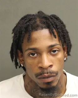 Mugshot of Jaquan Jonesmccrary booked in Orange County, Florida on July 24, 2026