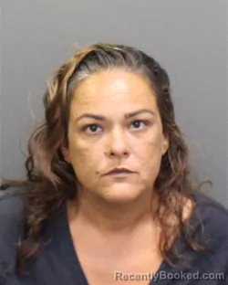 Mugshot of Angela Marie Hefner booked in Orange County, Florida on July 24, 2026
