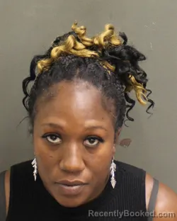 Mugshot of Taquise Antonia Saunders booked in Orange County, Florida on July 24, 2026