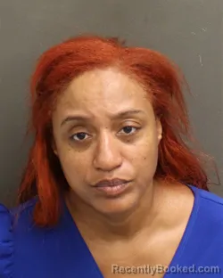 Mugshot of Meleena Murray booked in Orange County, Florida on July 24, 2026