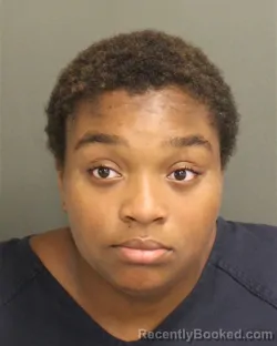 Mugshot of Jondaja Kenshea Robinsonmackey booked in Orange County, Florida on July 24, 2026
