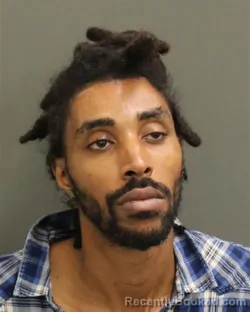 Mugshot of Dwayne D Marshburn booked in Orange County, Florida on July 25, 2026