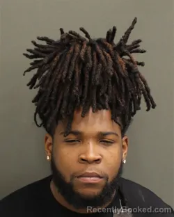 Mugshot of Letroy Antonio Richardson booked in Orange County, Florida on July 25, 2026
