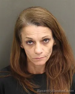 Mugshot of Janean Marie Mcewanwhite booked in Orange County, Florida on July 25, 2026