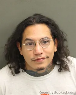 Mugshot of Joshua Alexander Velezlopez booked in Orange County, Florida on July 25, 2026