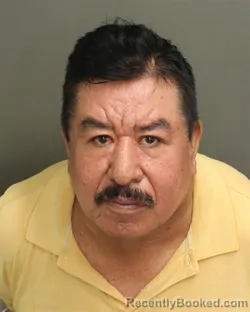 Mugshot of Leonardo Espinozamartinez booked in Orange County, Florida on July 25, 2026