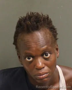 Mugshot of Tenina Mccoy booked in Orange County, Florida on July 25, 2026