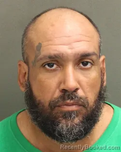 Mugshot of Kevin Omar Reyesmartinez booked in Orange County, Florida on July 25, 2026