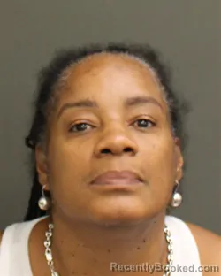 Mugshot of Genevieva Evangeline Berrylett booked in Orange County, Florida on July 25, 2026