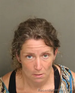 Mugshot of Casey Ann Cotter booked in Orange County, Florida on July 25, 2026