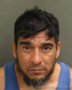 Mugshot of Ubin De Jesus Mendozavazquez booked in Orange County, Florida on July 25, 2026