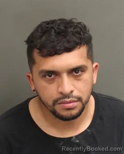 Mugshot of Oscar Ulises Renteriaortiz booked in Orange County, Florida on July 25, 2026