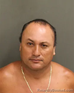 Mugshot of Juan Manuel Ramirezluis booked in Orange County, Florida on July 26, 2026