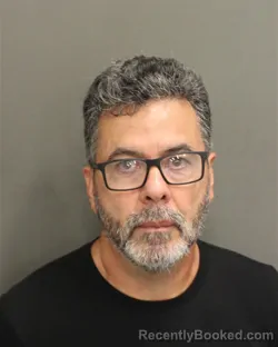 Mugshot of Jorge Marcelo Santanapontes booked in Orange County, Florida on July 26, 2026