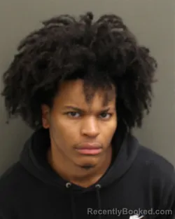 Mugshot of Jaylen Kenijay Hollis booked in Orange County, Florida on July 27, 2026