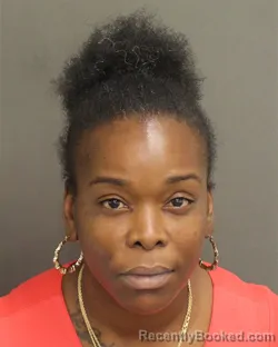 Mugshot of Sheena Mae Beckett booked in Orange County, Florida on July 27, 2026