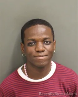 Mugshot of Montrell Donald Tillman booked in Orange County, Florida on July 27, 2026
