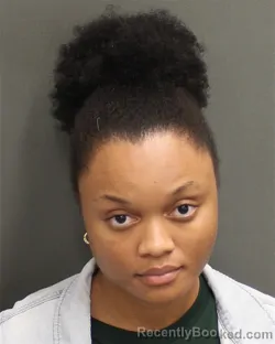 Mugshot of Raylyn Byreekah Bullard booked in Orange County, Florida on July 27, 2026
