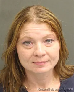 Mugshot of Penny Ann West booked in Orange County, Florida on July 28, 2026