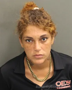 Mugshot of Iris Moralesgarcia booked in Orange County, Florida on July 28, 2026