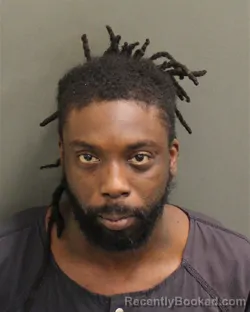 Mugshot of Devonta Rashad Woodson booked in Orange County, Florida on July 28, 2026
