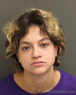 Mugshot of Maymuunah Safiyahnajma Figueroa booked in Orange County, Florida on July 29, 2026