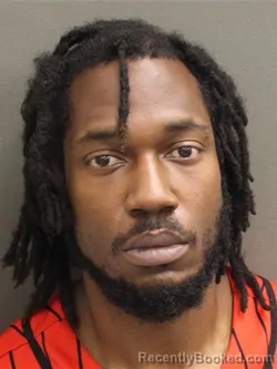Mugshot of Karnell Elvis Jr Jordan booked in Orange County, Florida on July 29, 2026