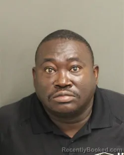 Mugshot of Damian Vaz Reid booked in Orange County, Florida on July 29, 2026