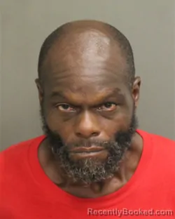 Mugshot of Alfonza Aaron Harvey booked in Orange County, Florida on July 29, 2026
