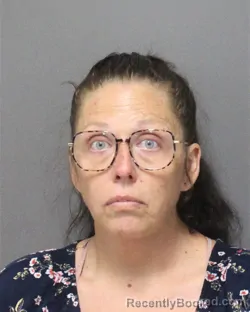 Mugshot of Amanda Lee Ballard booked in Orange County, Florida on July 29, 2026