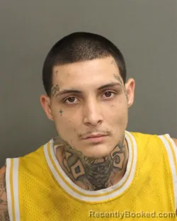 Mugshot of Sebastian Tomas Gomez booked in Orange County, Florida on July 29, 2026
