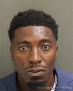 Mugshot of Antoine D Taylor booked in Orange County, Florida on July 29, 2026