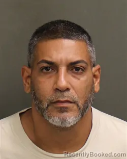Mugshot of Rogelio Cruzfranqui booked in Orange County, Florida on July 29, 2026