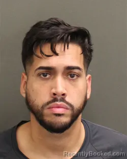 Mugshot of Alex Borges booked in Orange County, Florida on July 29, 2026