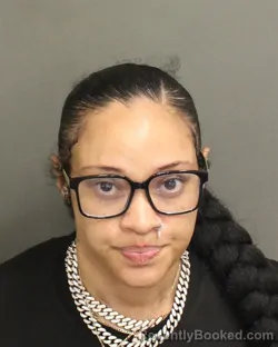 Mugshot of Frenecia Artese Hayzill booked in Orange County, Florida on July 30, 2026