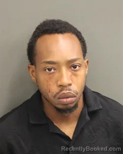Mugshot of Izeah Shamar Thompson booked in Orange County, Florida on July 30, 2026