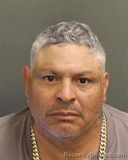 Mugshot of Luis A Carrasquillorivera booked in Orange County, Florida on July 30, 2026