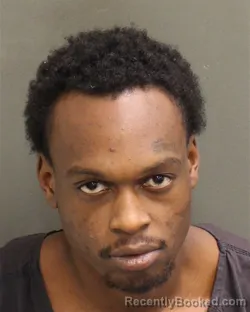 Mugshot of Jamahl Preston Space booked in Orange County, Florida on July 30, 2026