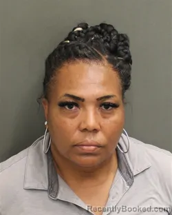 Mugshot of Lucille Brooks booked in Orange County, Florida on July 30, 2026