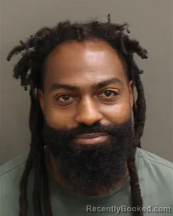 Mugshot of Jaqual Lamonte Robinson booked in Orange County, Florida on July 31, 2026