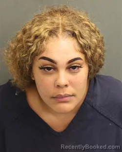 Mugshot of Jeralee Jakeisha Spitzer booked in Orange County, Florida on July 31, 2026