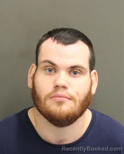 Mugshot of Landers Tyler Kennet Zachary booked in Orange County, Florida on July 31, 2026