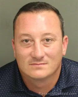 Mugshot of David Mooser booked in Orange County, Florida on July 31, 2026